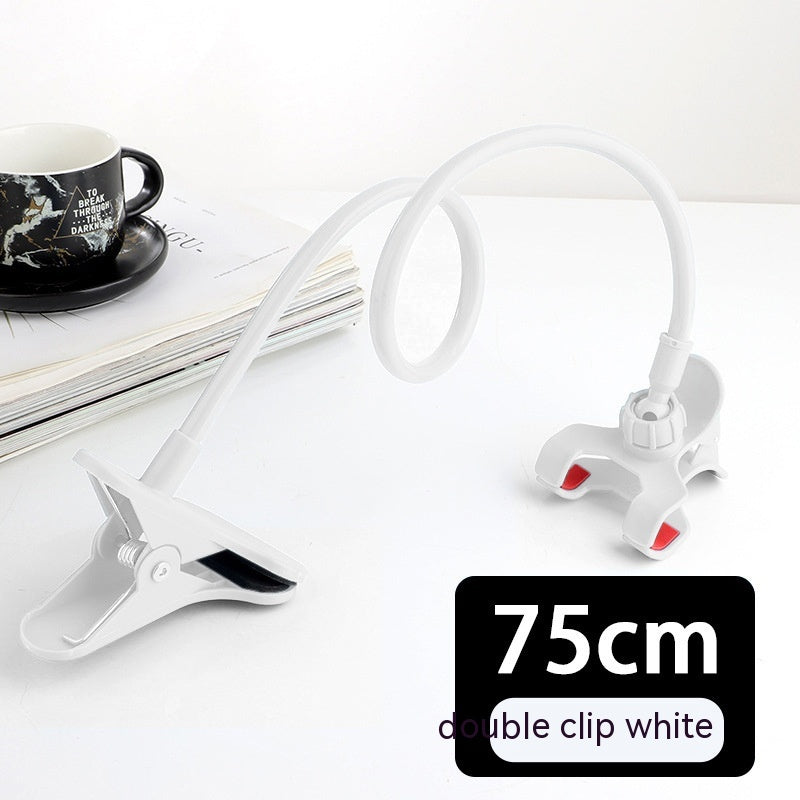 Gooseneck Phone Holder™- 360° Rotating Lazy Bracket with Flexible Long Arm & Heavy Duty Desk Clamp for Bed