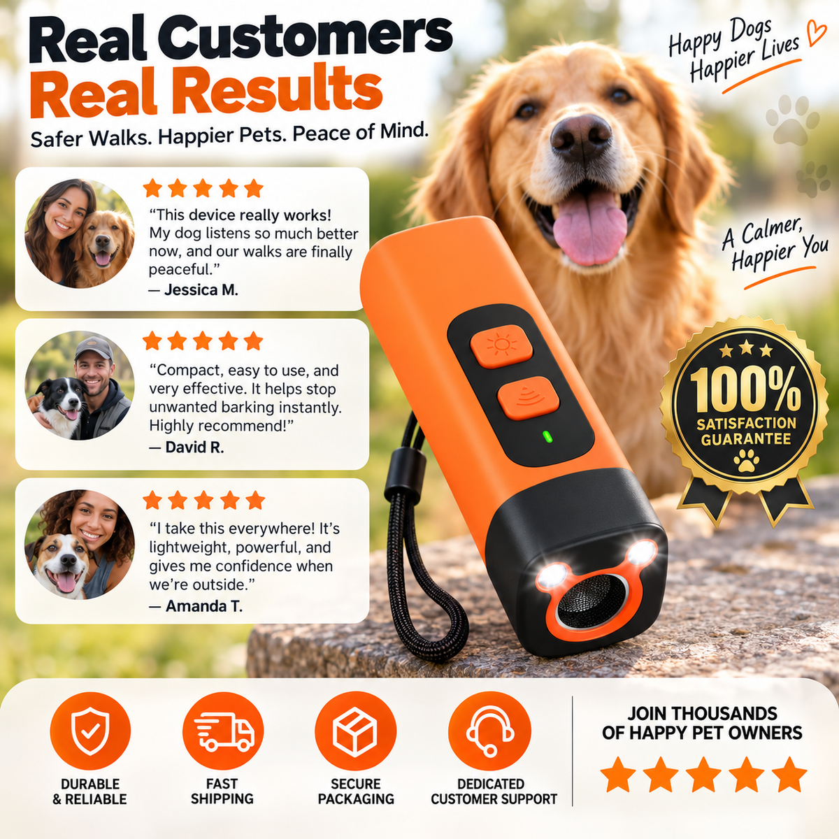PawSignal™ Ultrasonic Dog Training Device