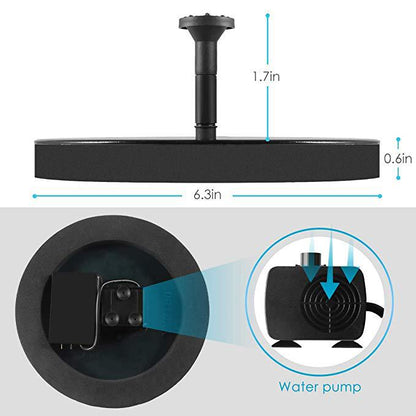 floating solar water fountain pump-Free™-Standing Floating Solar Pump for Pond and Pool