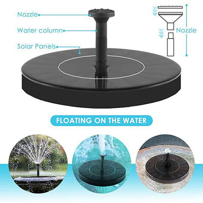 floating solar water fountain pump-Free™-Standing Floating Solar Pump for Pond and Pool