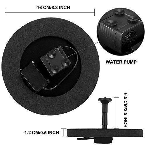 floating solar water fountain pump-Free™-Standing Floating Solar Pump for Pond and Pool