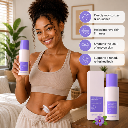 GoPure Tighten & Smooth Belly Cream™- skincare lotion designed to firm and tighten the look of loose