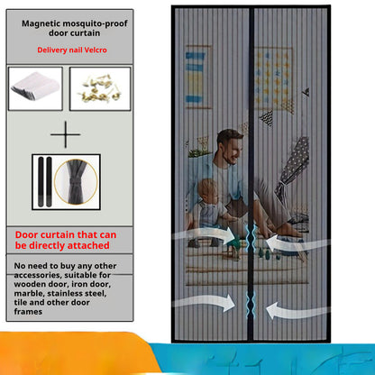 magnetic screen door™- Designed to let fresh air into your home while keeping insects out