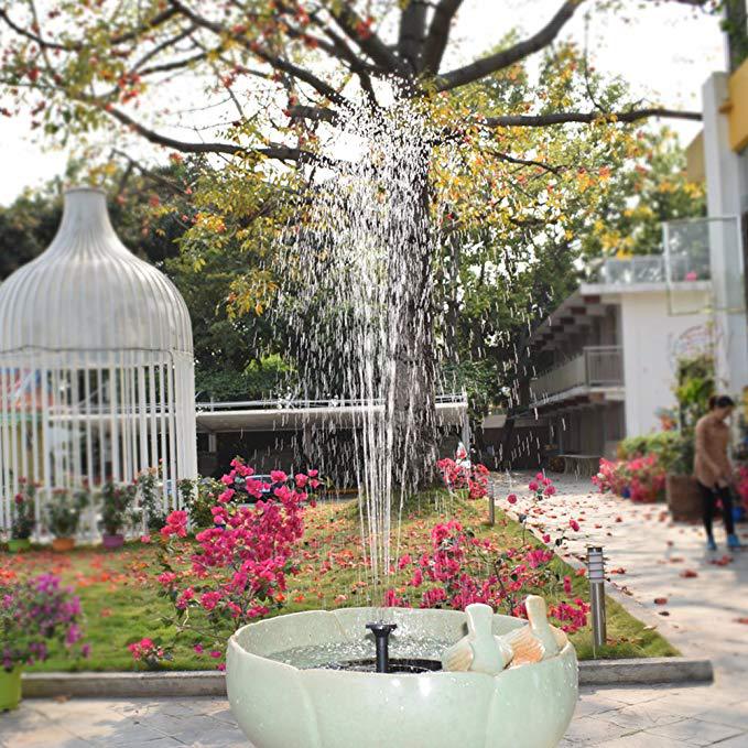 floating solar water fountain pump-Free™-Standing Floating Solar Pump for Pond and Pool