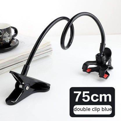 Gooseneck Phone Holder™- 360° Rotating Lazy Bracket with Flexible Long Arm & Heavy Duty Desk Clamp for Bed