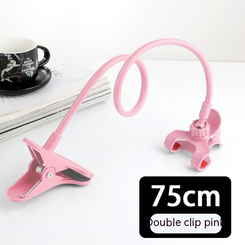Gooseneck Phone Holder™- 360° Rotating Lazy Bracket with Flexible Long Arm & Heavy Duty Desk Clamp for Bed