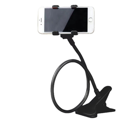 Gooseneck Phone Holder™- 360° Rotating Lazy Bracket with Flexible Long Arm & Heavy Duty Desk Clamp for Bed