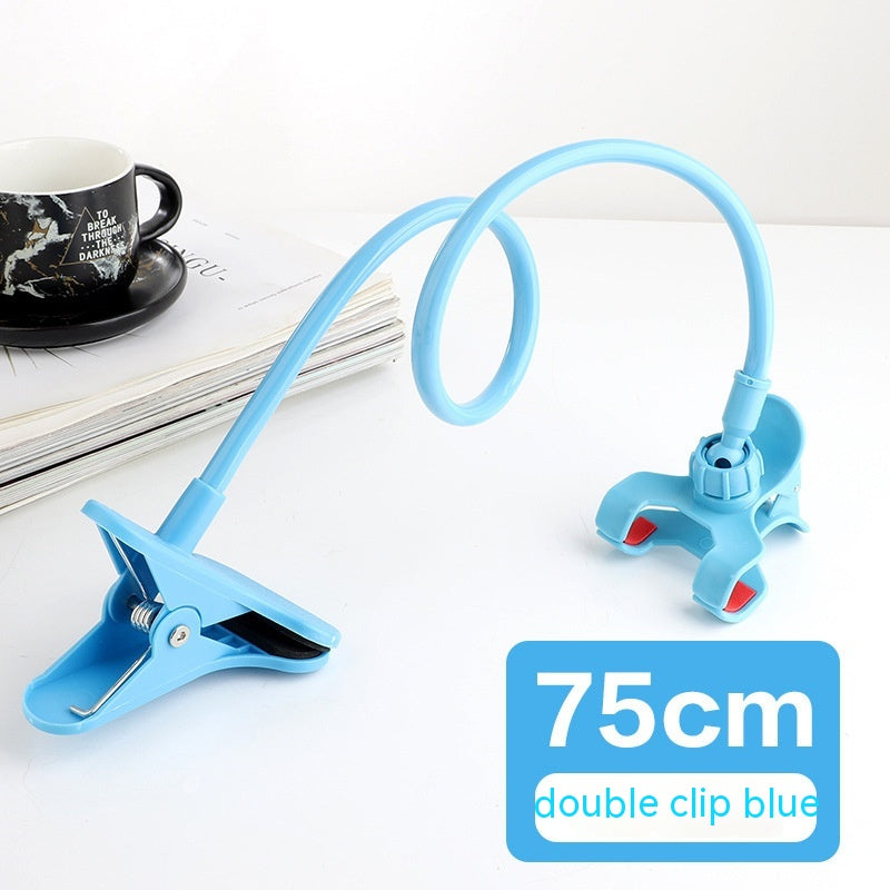 Gooseneck Phone Holder™- 360° Rotating Lazy Bracket with Flexible Long Arm & Heavy Duty Desk Clamp for Bed