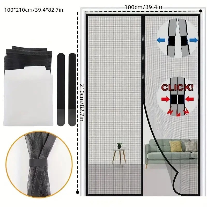 magnetic screen door™- Designed to let fresh air into your home while keeping insects out