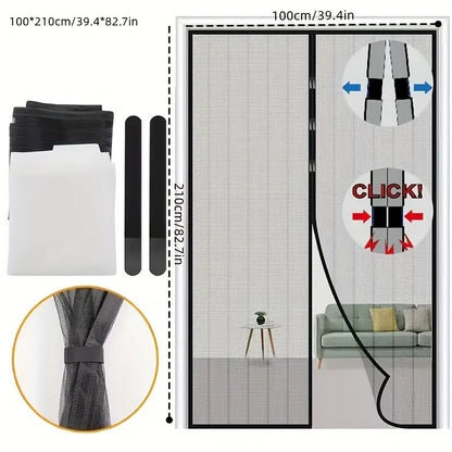 magnetic screen door™- Designed to let fresh air into your home while keeping insects out