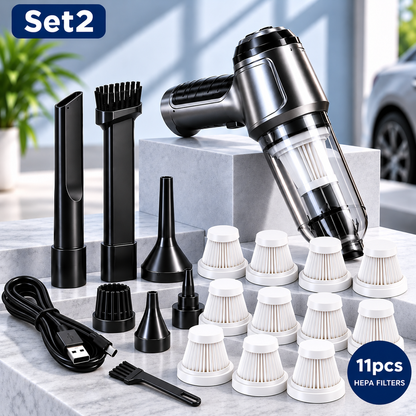 zzzzzzzzzzzz cordless handheld car vacuum cleaner™- cleans tight spaces blows away dust and inflates items